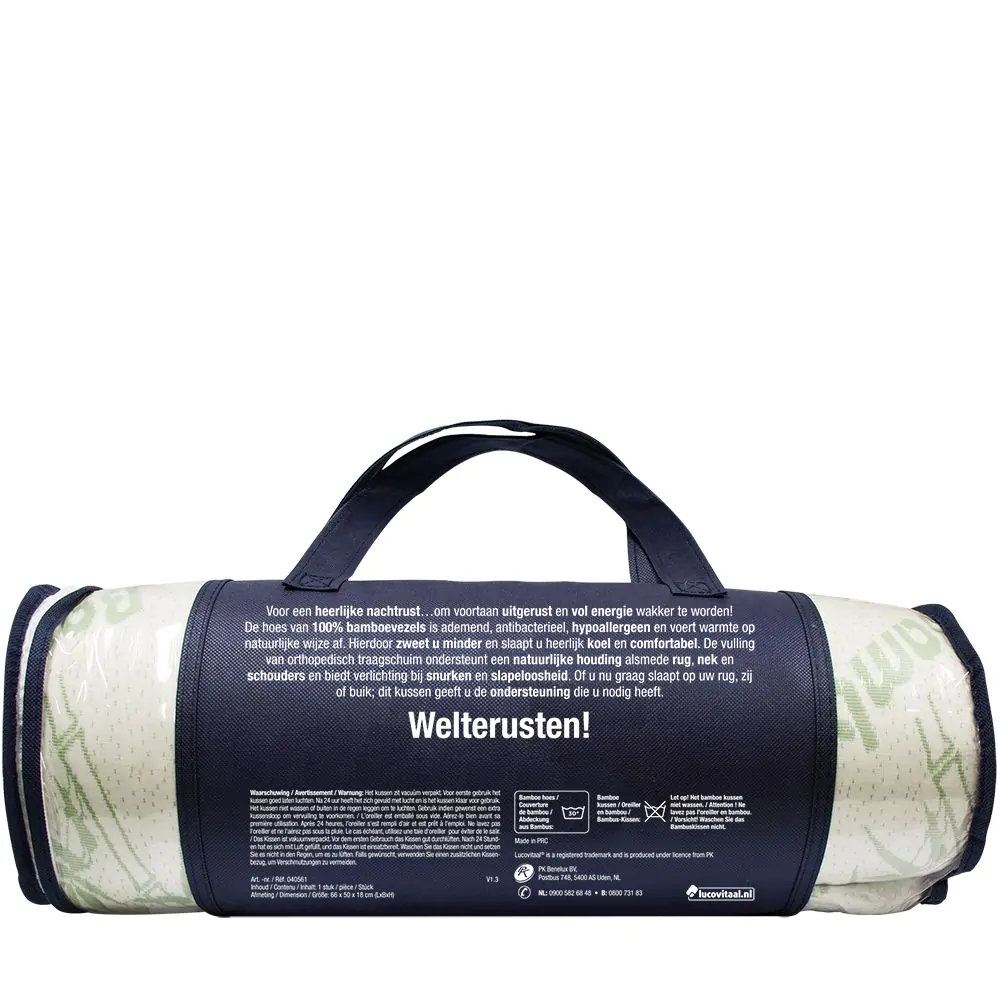 Kingsize Bamboe Hoofdkussen