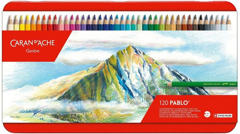 Kleurpotloden Caran D'Ache Pablo 120 potloden