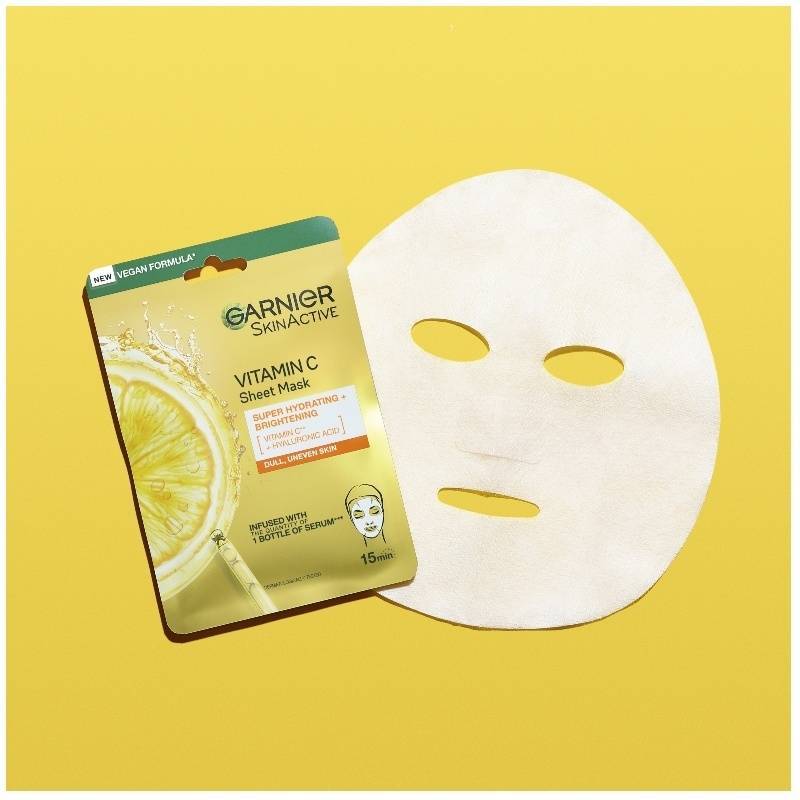 Garnier Skinactive Vitamin C Tissue Mask 1 Piece