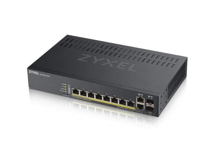 Zyxel PoE  Switch GS1920-8HPv2 10 Port Smart-Managed