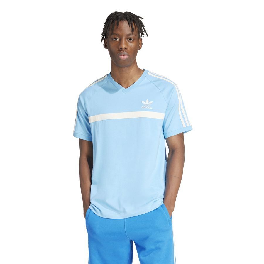 adidas Originals T-Shirt - Bleu Ciel/Blanc