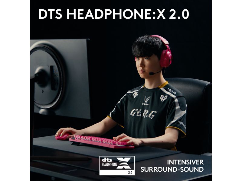 Logitech Headset G Pro X 2 Wireless Lightspeed Gaming Magen Kabelloses Over-Ear-Headset mit Surround-Sound und weichem Ohrpolster