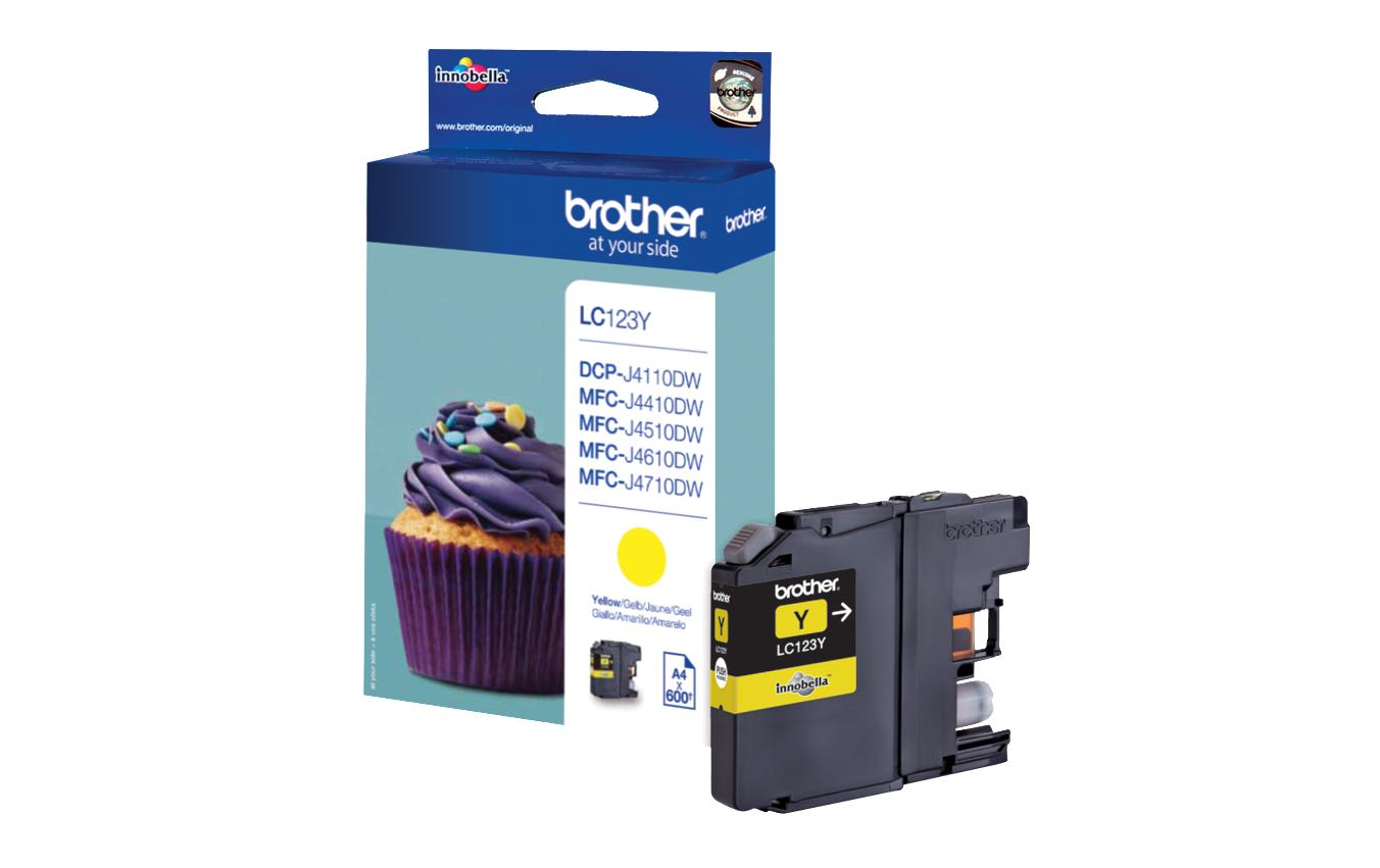 Tinte LC-123Y YellowKombipack Tinte, cyan/magenta/gelb/schwarz
