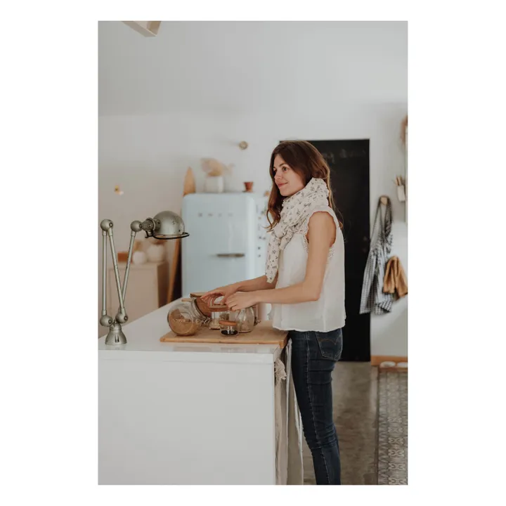 Bonjour Little Couverture Lange | Blanc