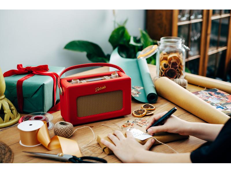 Roberts DAB  Radio Revival iStream 3L Rot DAB -Radio im Retrostil der 1950er-Jahre