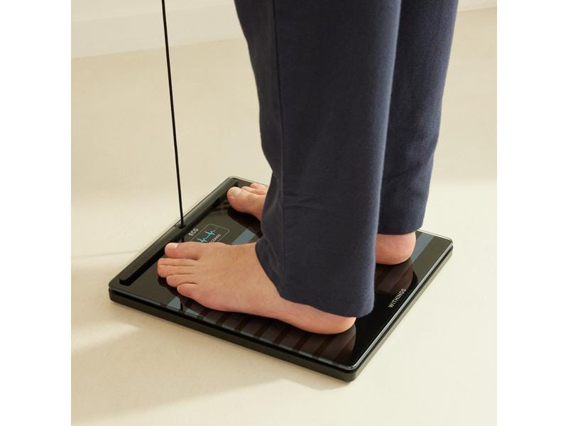 Withings Körperanalysewaage Body Scan Schwarz Gesundheitsstation