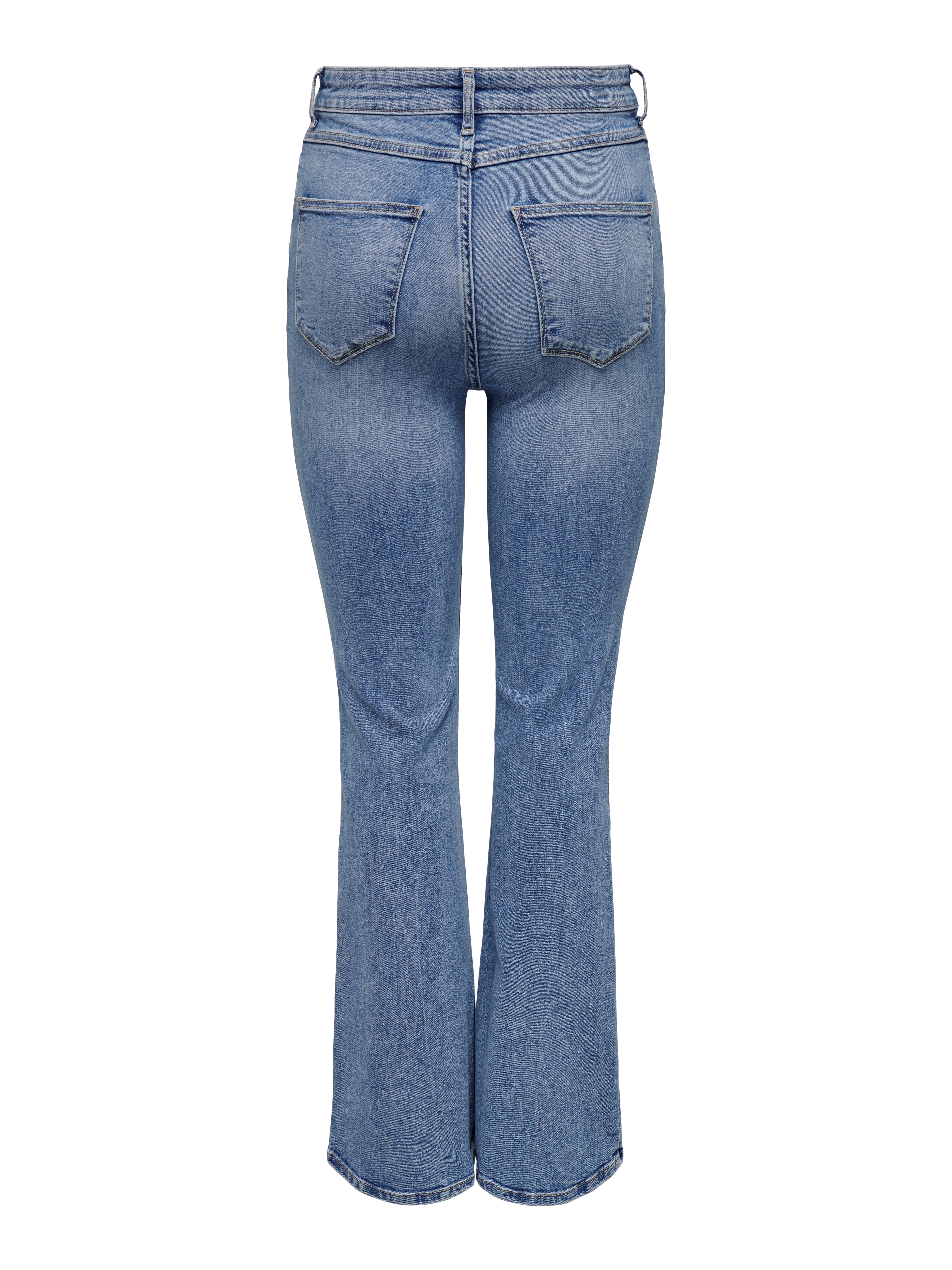 ONLLUNA Hohe Taille Ausgestellt Jeans Medium Blue Denim