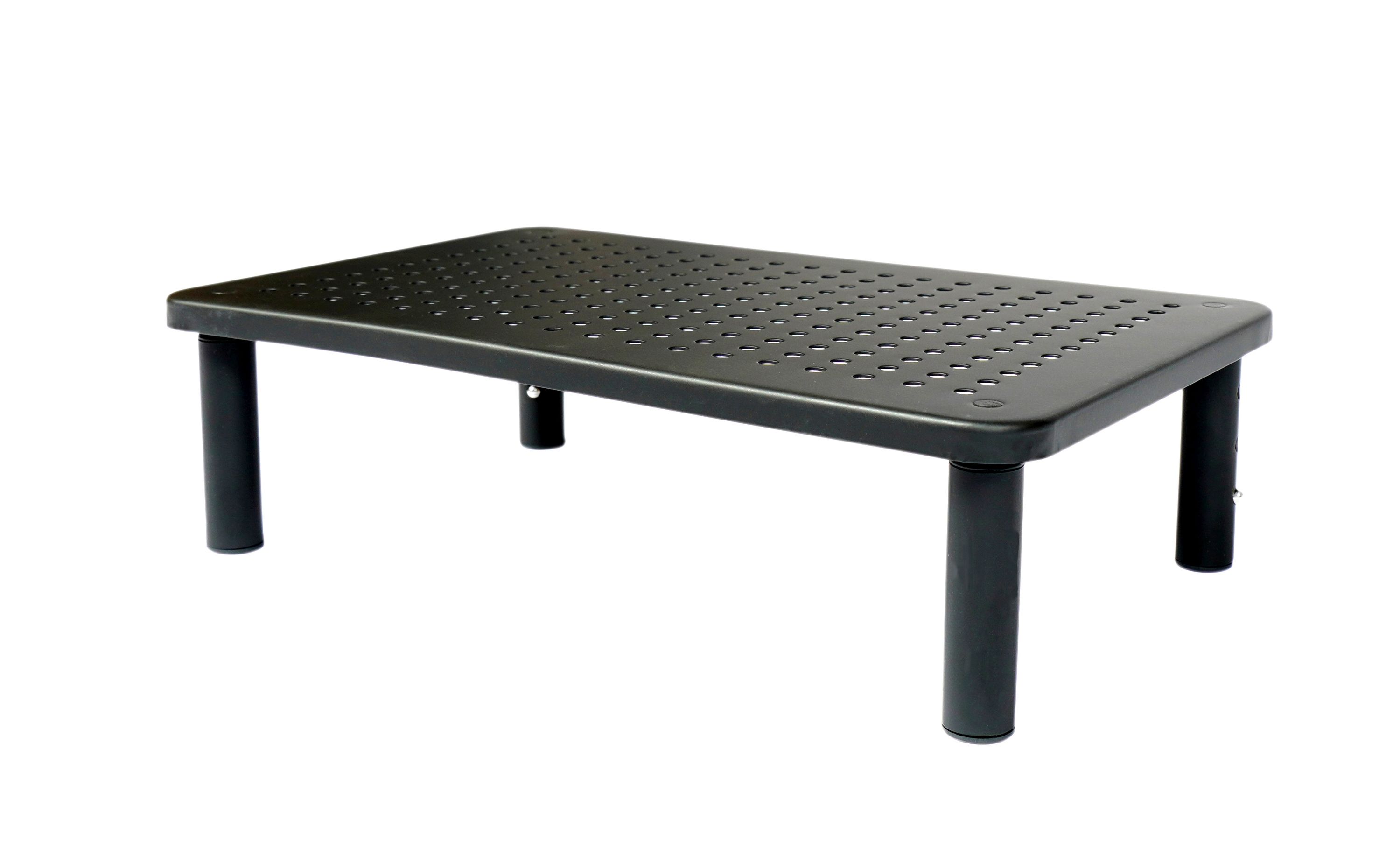 Stehtisch Monitorständer 37 x 23.5 cm schwarz