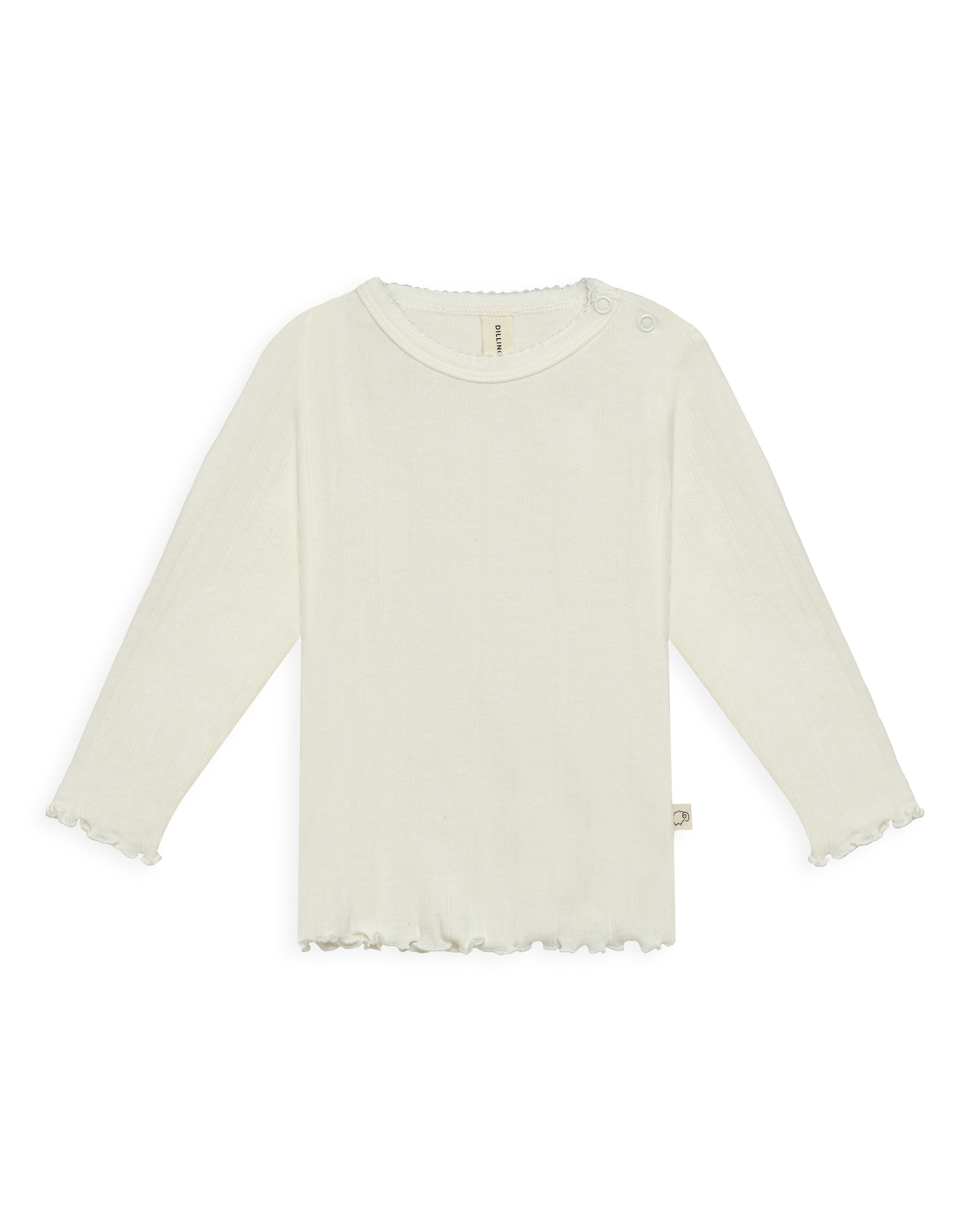 Pointelle shirt van katoen voor baby's