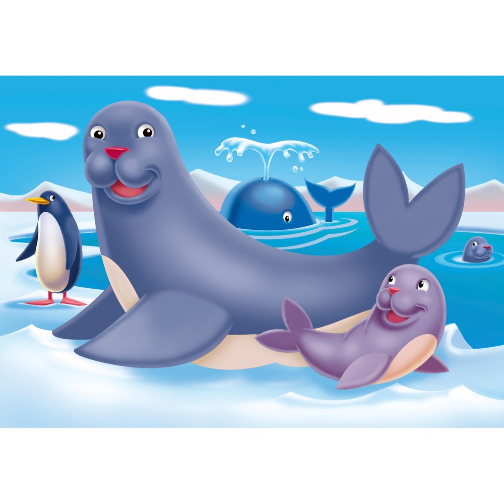 Ravensburger Meine ersten Puzzles: Wo wohnen wir? Grobes 6-, 8-, 10- und 12-teiliges Puzzle