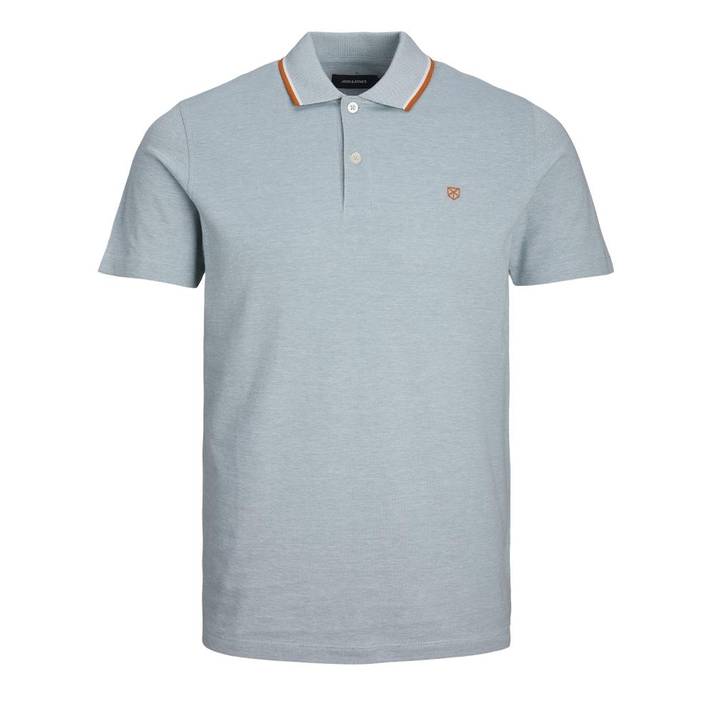 Jack & Jones Polo Bleu Chiné Homme Jack & Jones Paulos Play