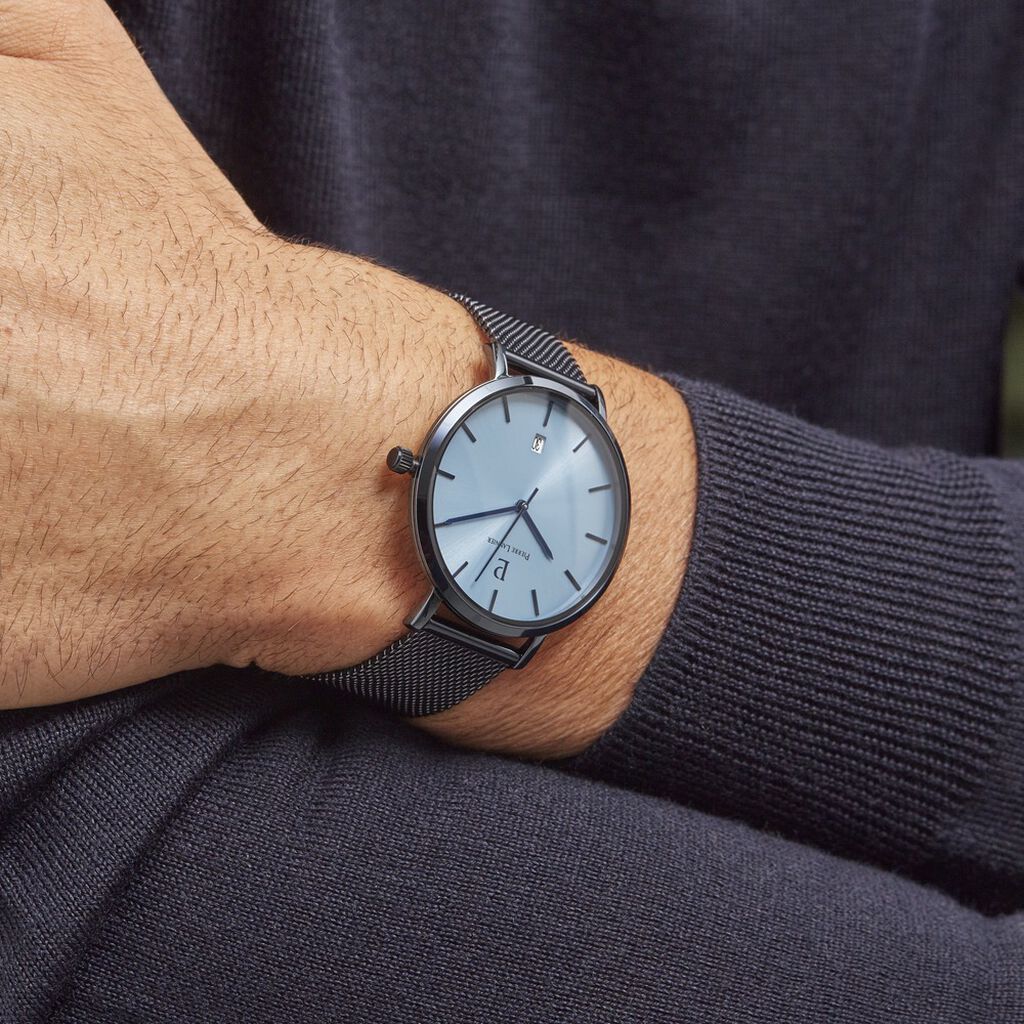 Montre Pierre Lannier Echo Bleu