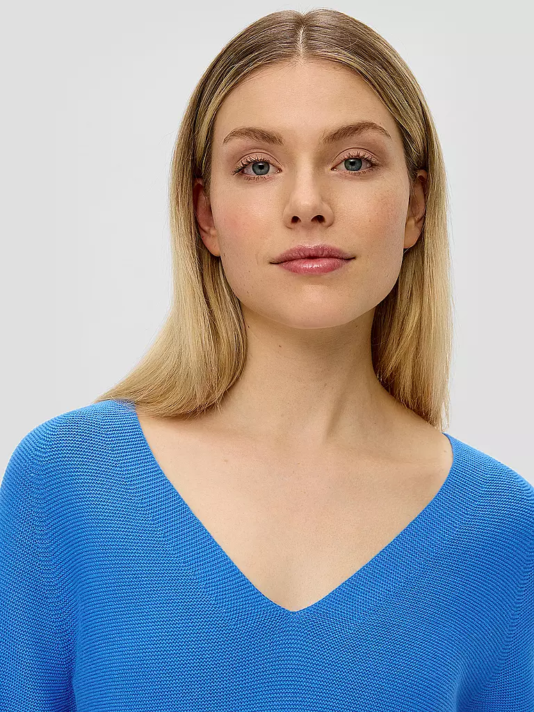 S.OLIVER Pullover blau