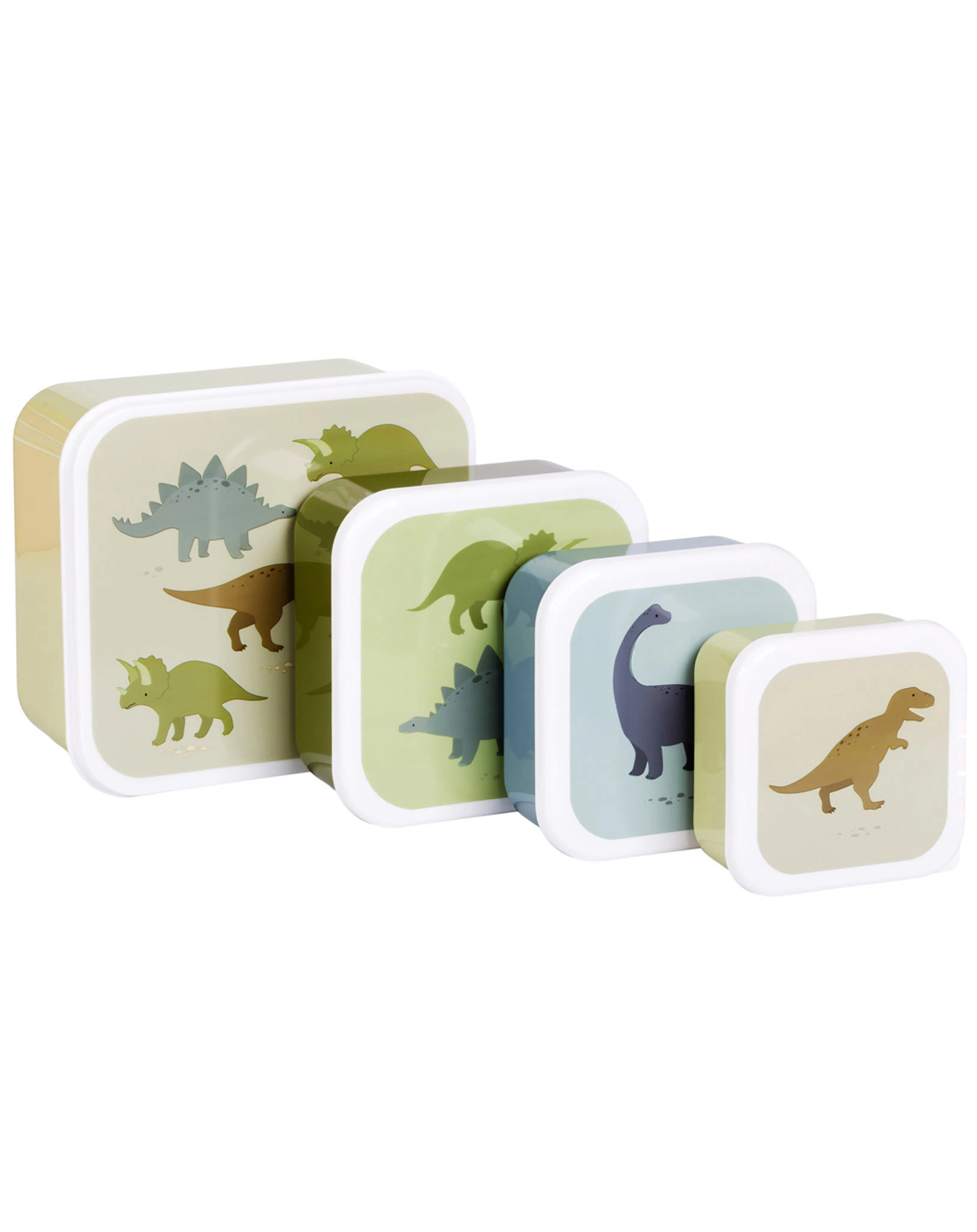 Snackdosen-Set DINOSAURS 4-teilig in grün