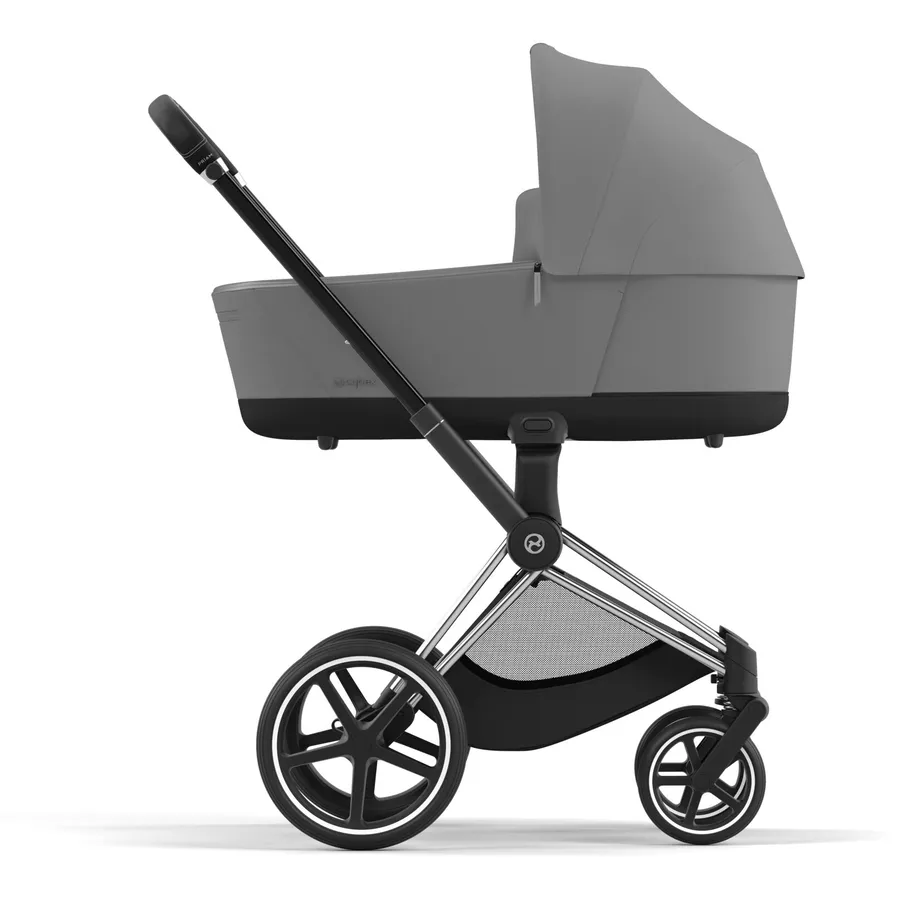cybex PLATINUM Kombikinderwagen New Priam Chrome Black Mirage Grey