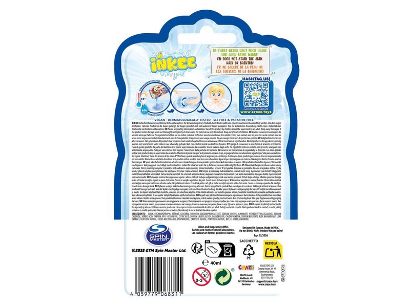 Craze Schaumbad Paw Patrol 1 Stück Schaumbadflüssigkeit – Spezi-Aroma