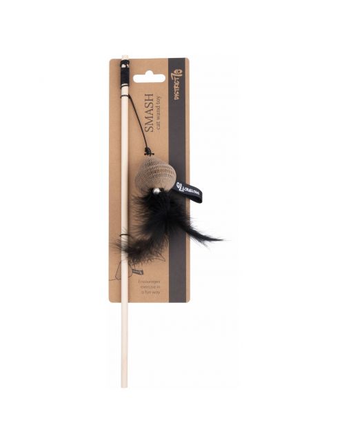 District 70 Smash Kattenhengel - Kattenspeelgoed - 40x55x14 cm Zwart