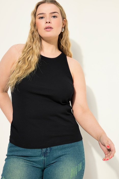 Tanktop, Slim Shape, Rippjersey