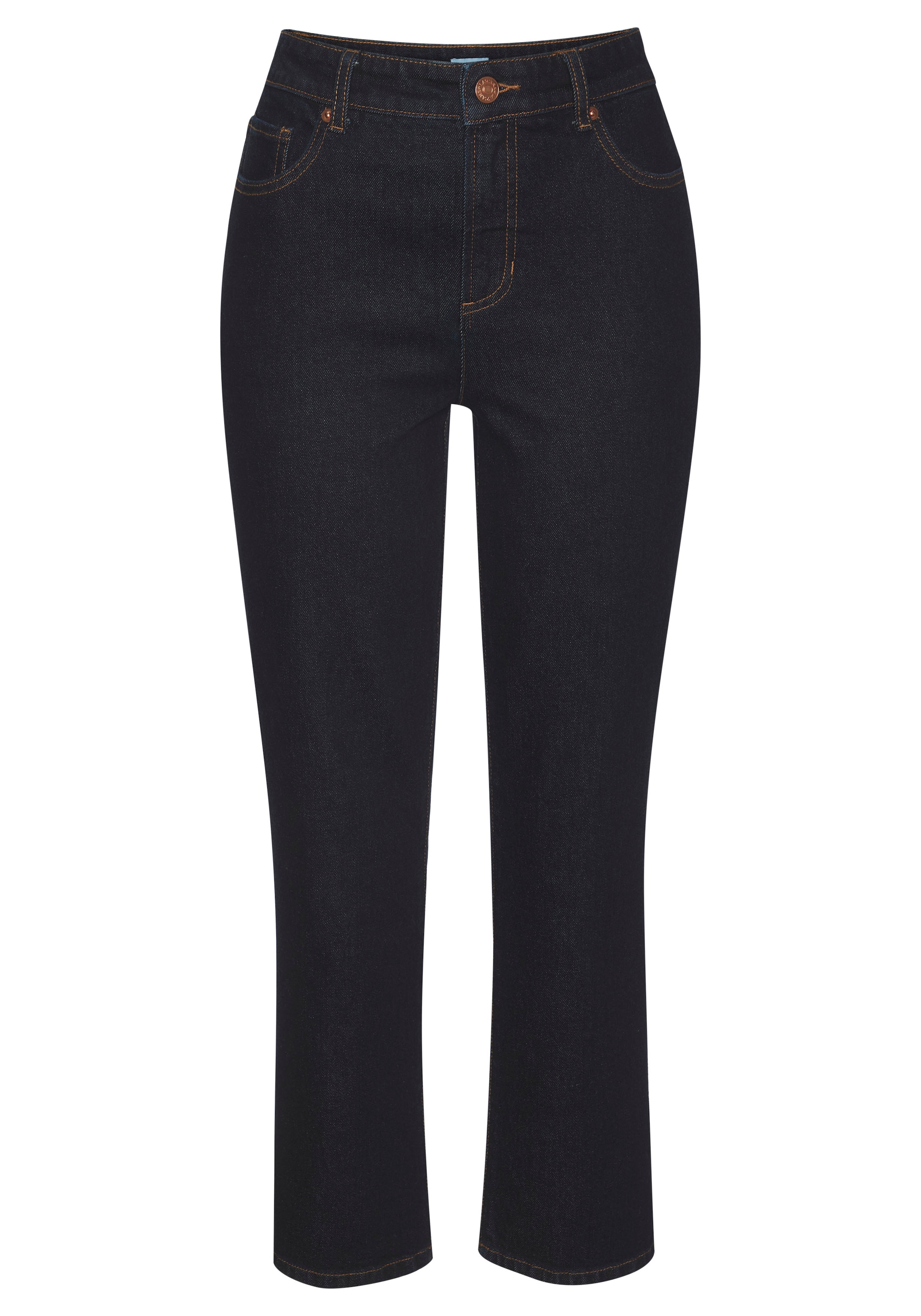 LASCANA Ankle-Jeans , mit Stretchanteil, elastische Jeans in gerader Passform