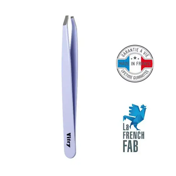 Pinça profissional para caranguejos Vitry, cor malva clara