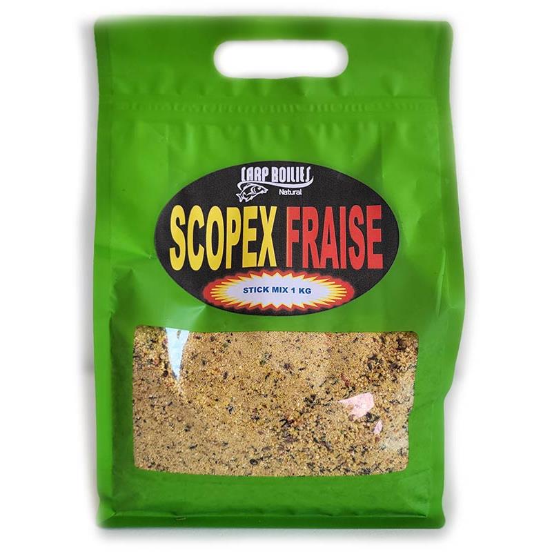 Stick Mix Carp Boilies Natural Scopex Fraise