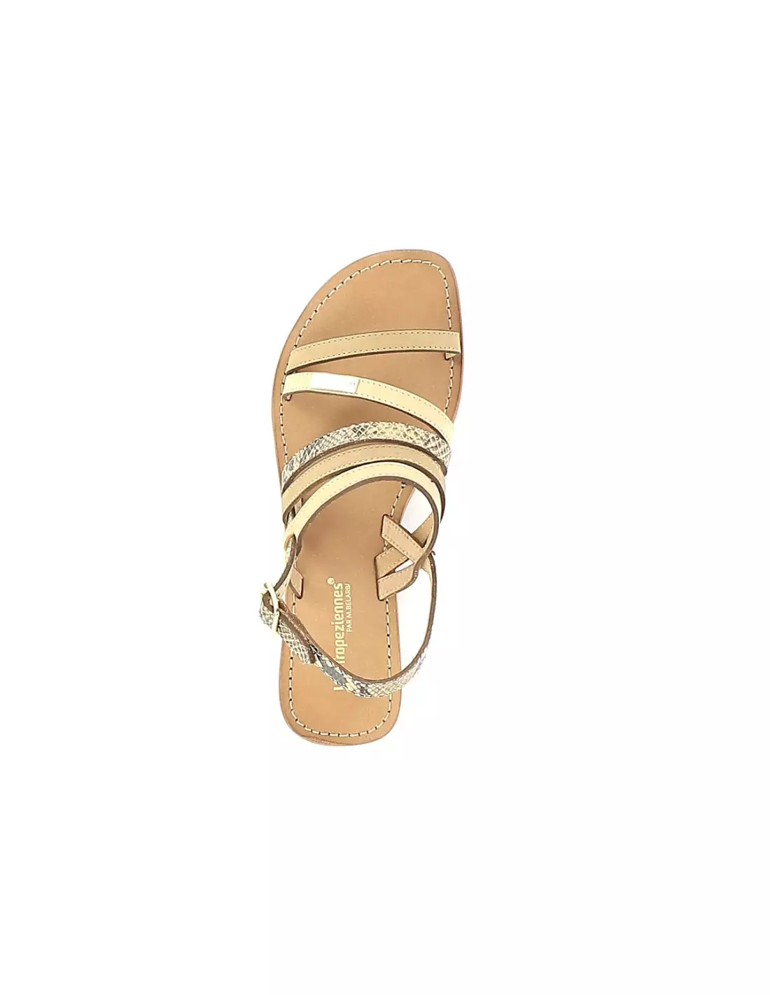 LES TROPEZIENNES HANSEL - Sandales & nu-pieds Beigemulti