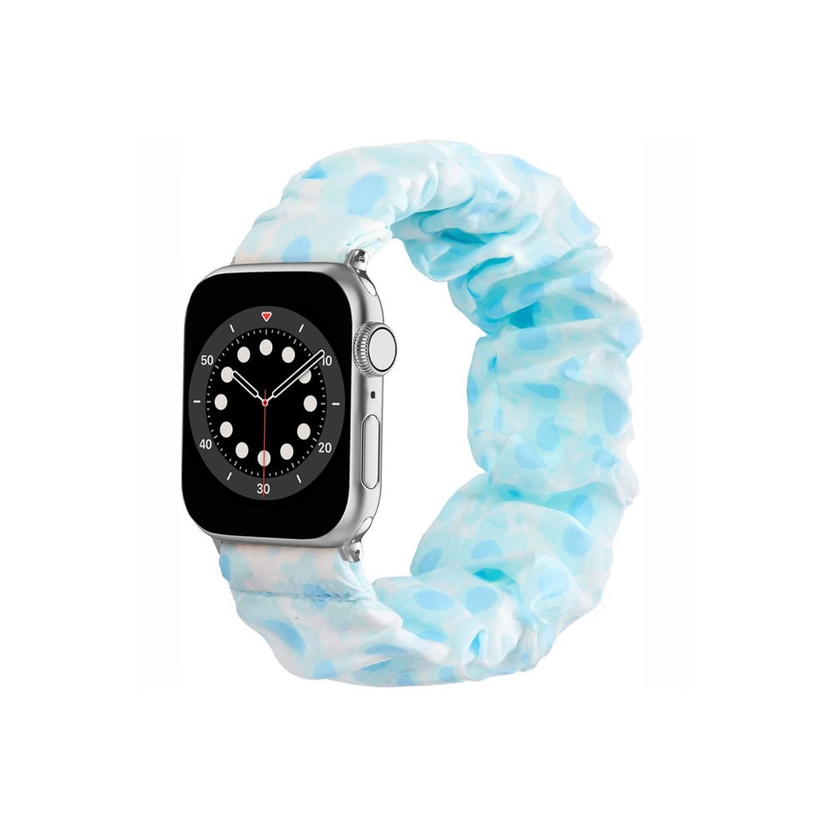 Scrunchie Elastisk armbånd Apple Watch 6 (44mm) - Blueforal