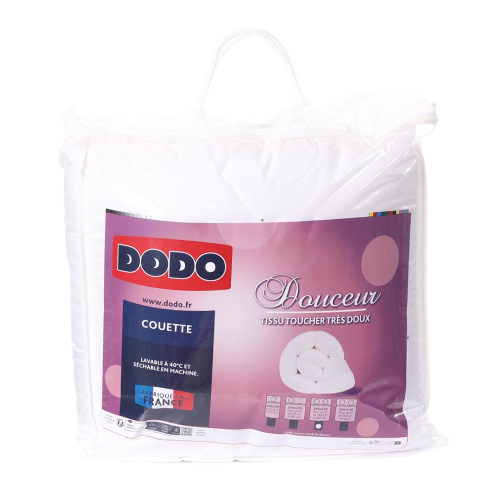 Dodo Couette Synthétique Toucher Doux Blanche Dodo 240x220
