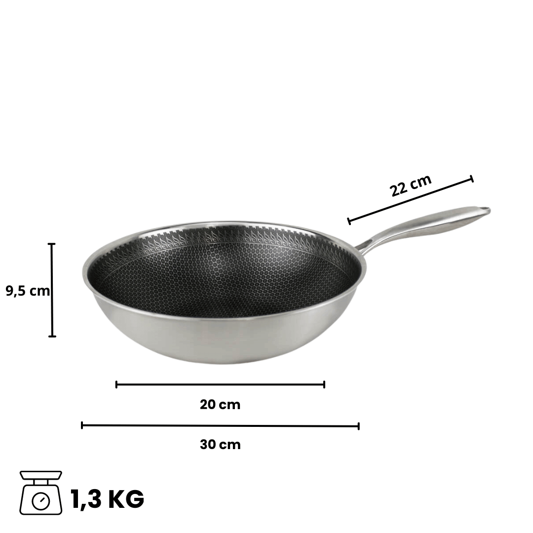 Honey Wokpan 30 cm