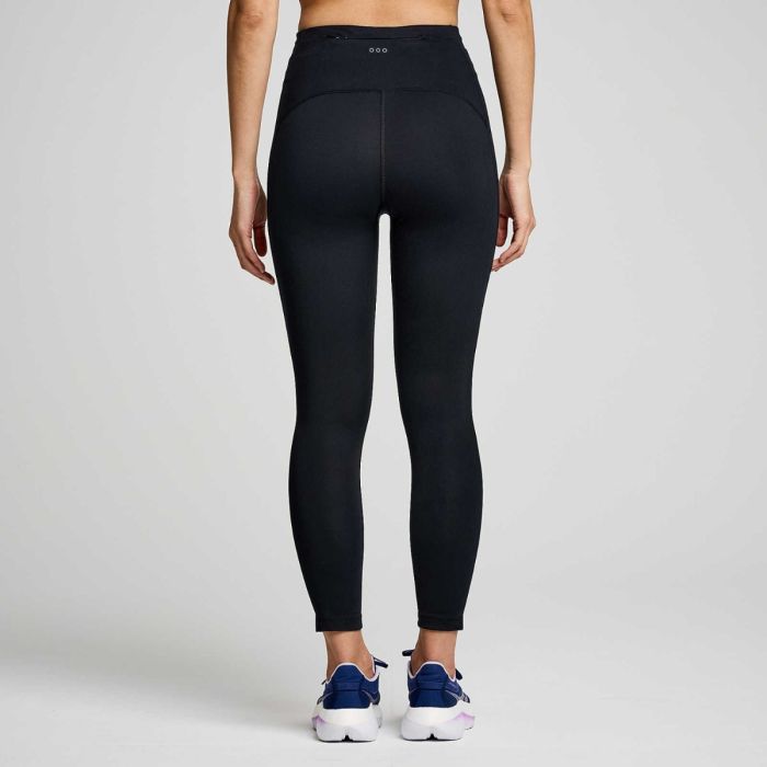 Saucony Dame Lange tights Fortify Crop Tights Sort