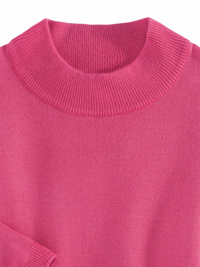 Stehbund-Pullover Hautschmeichler