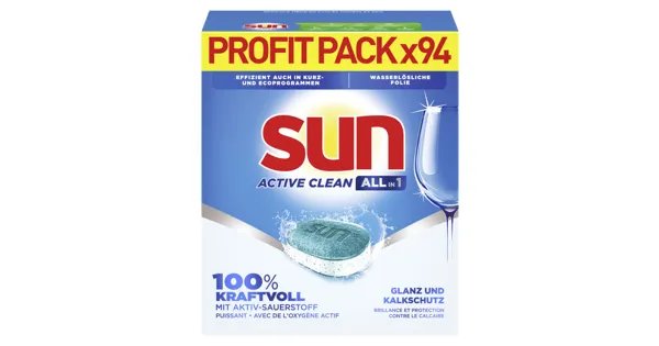 Sun All-in-1 Active Clean 94 Tabs