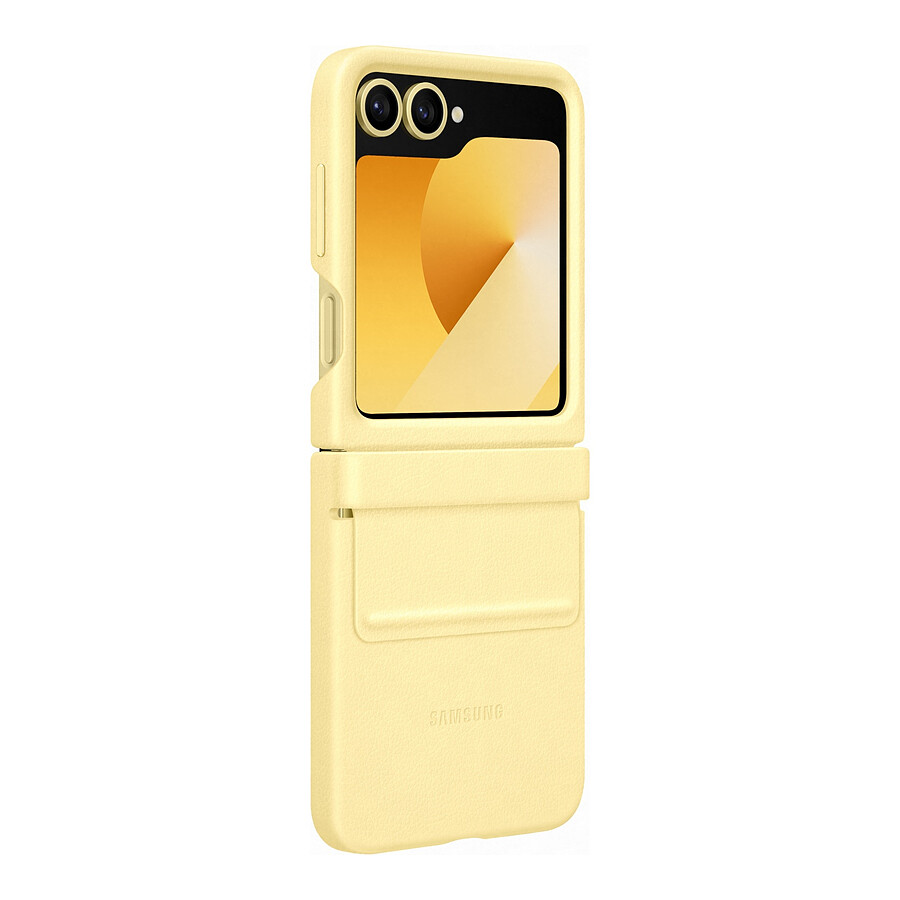 Samsung coque premium design Jaune - Galaxy Z Flip6