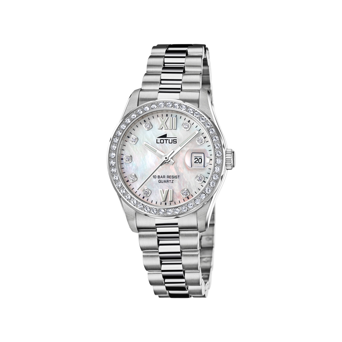 Montre LOTUS freedom collection femme bracelet acier argent