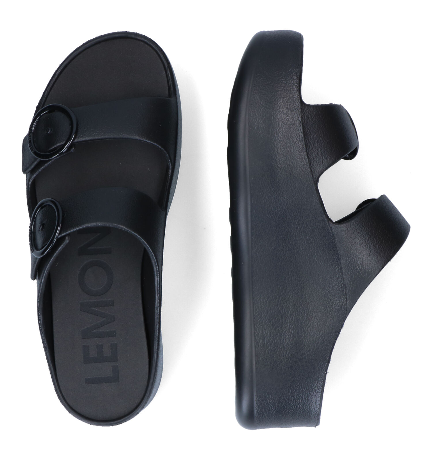 Badslippers zwart