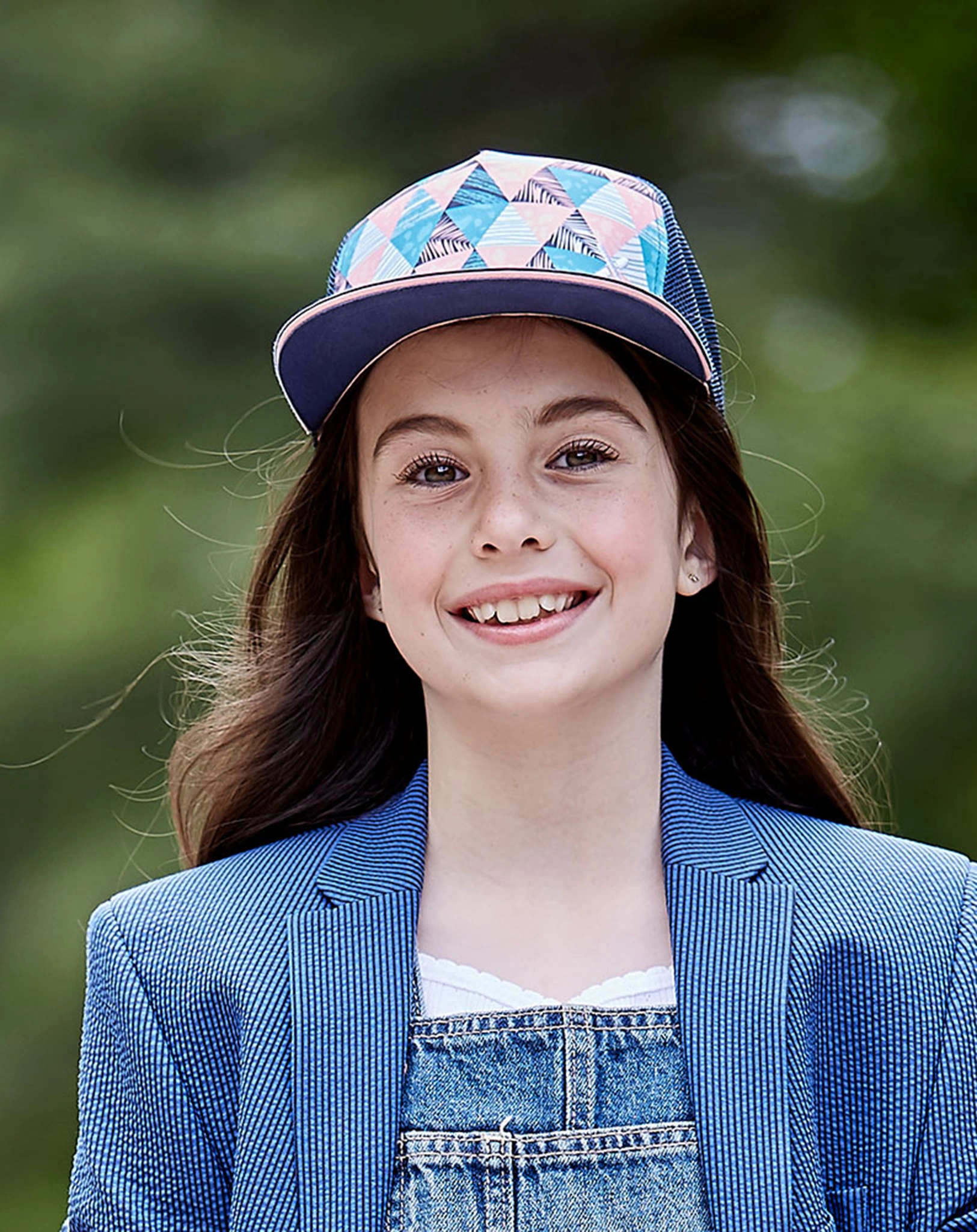 Basecap TRAINGLES in blau