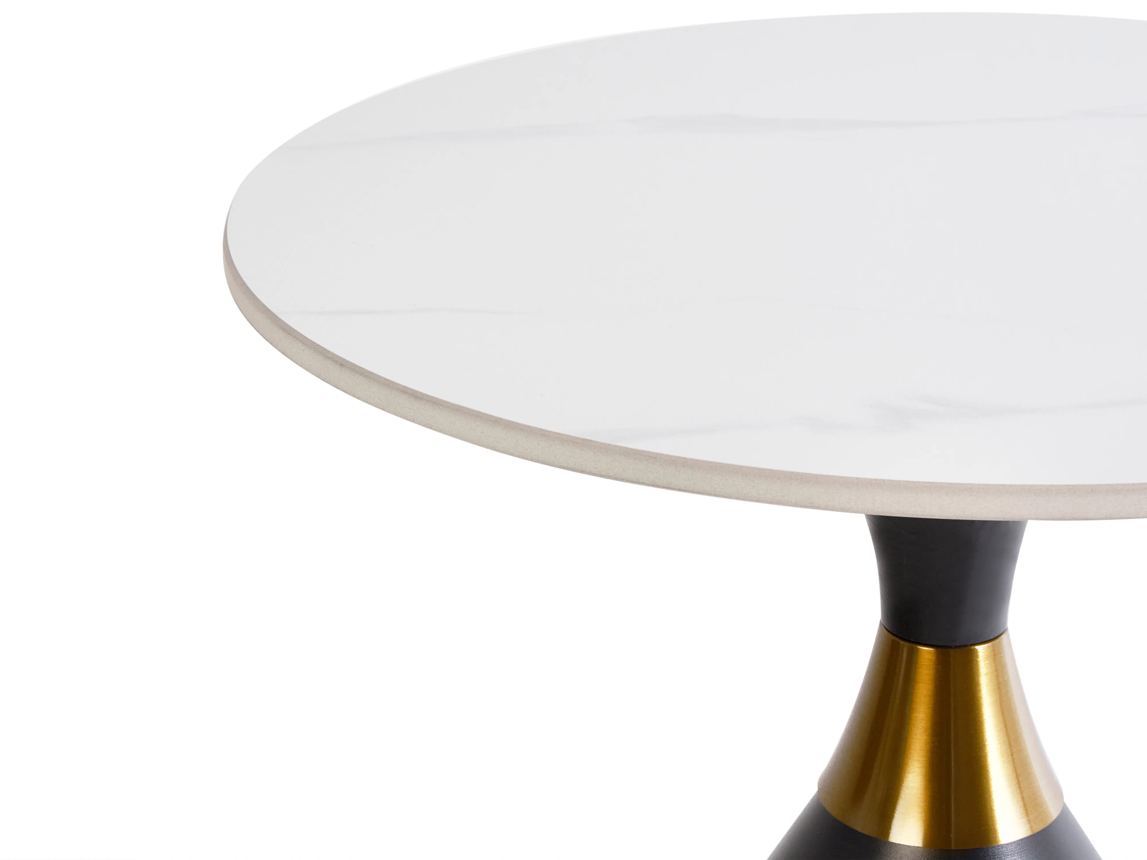 Bijzettafel ITUNA Keramiek Zwart/wit