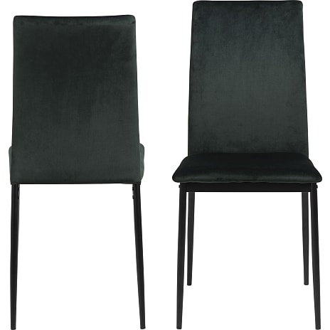 Demina spisebordsstol - mørkegrøn velour