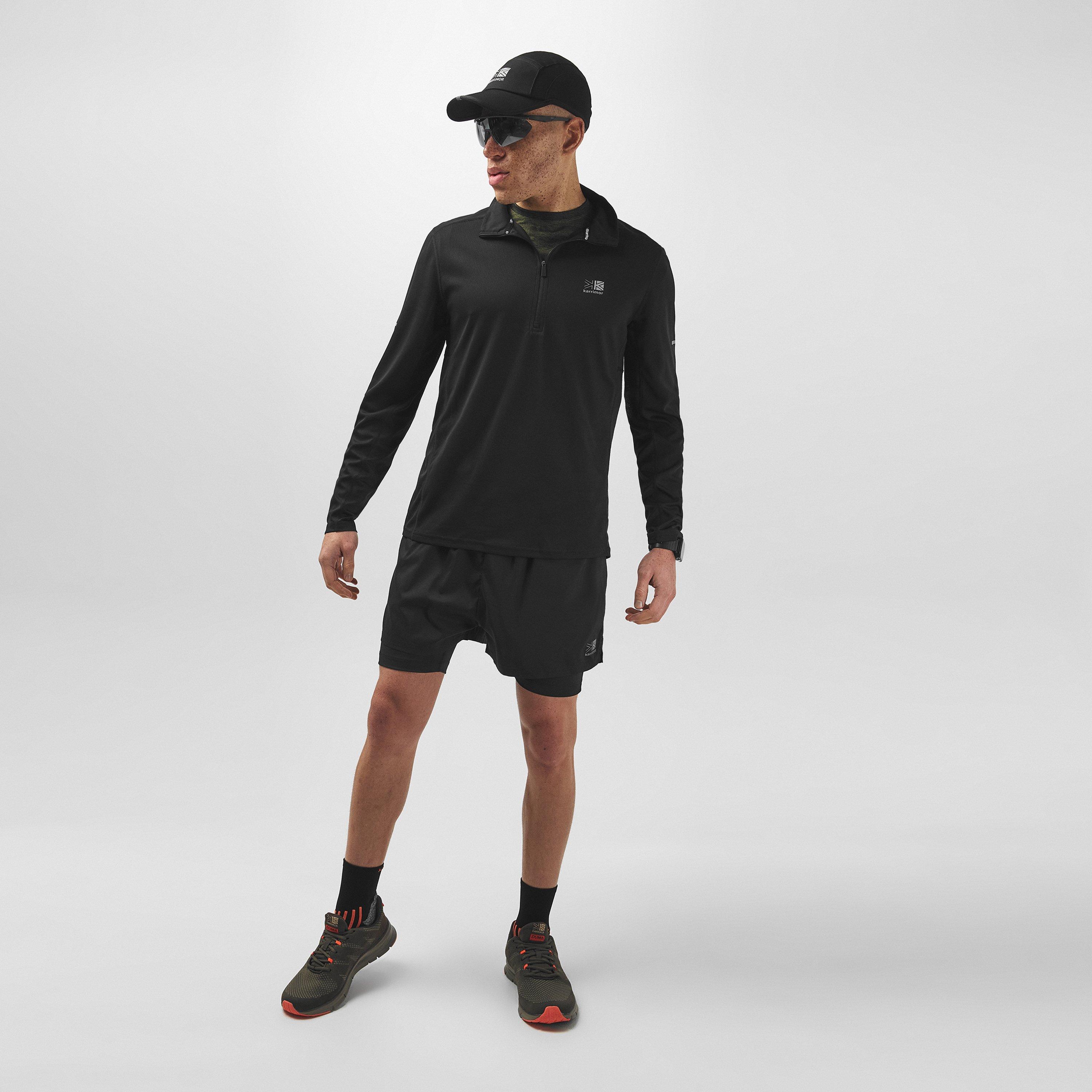 Karrimor Long SleevequarterZip Top Mens