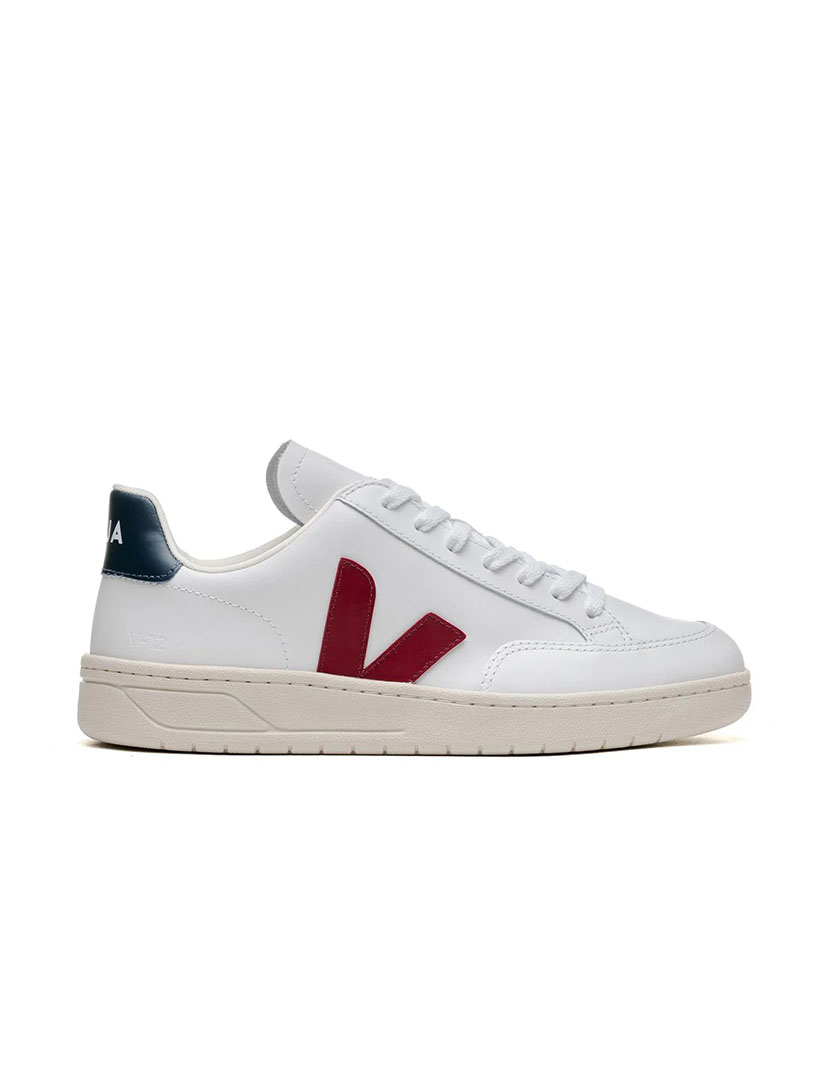 Men's V-12 Shoes Extra White and Marsala and Nautical