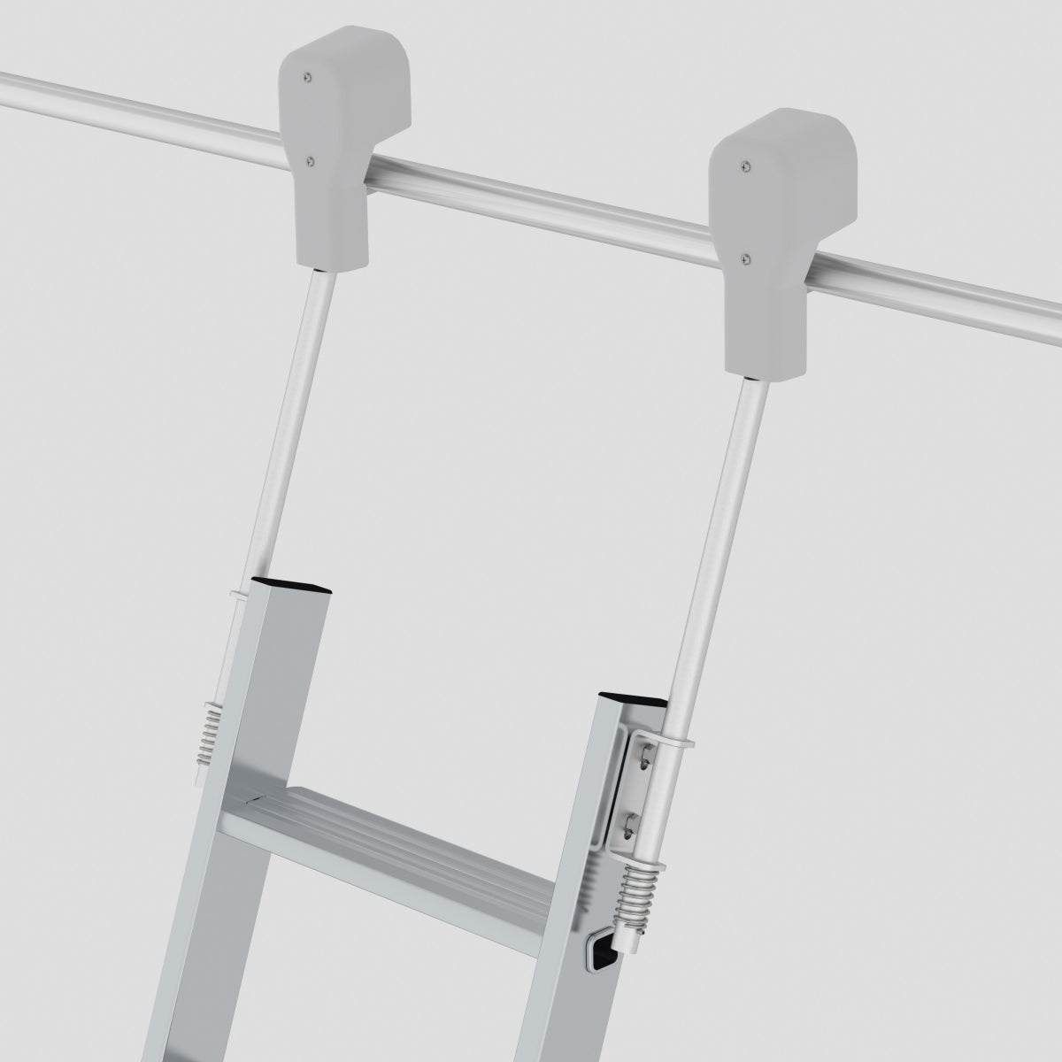 MUNK Aluminium Mobiele Plankladder, 10 Treden
