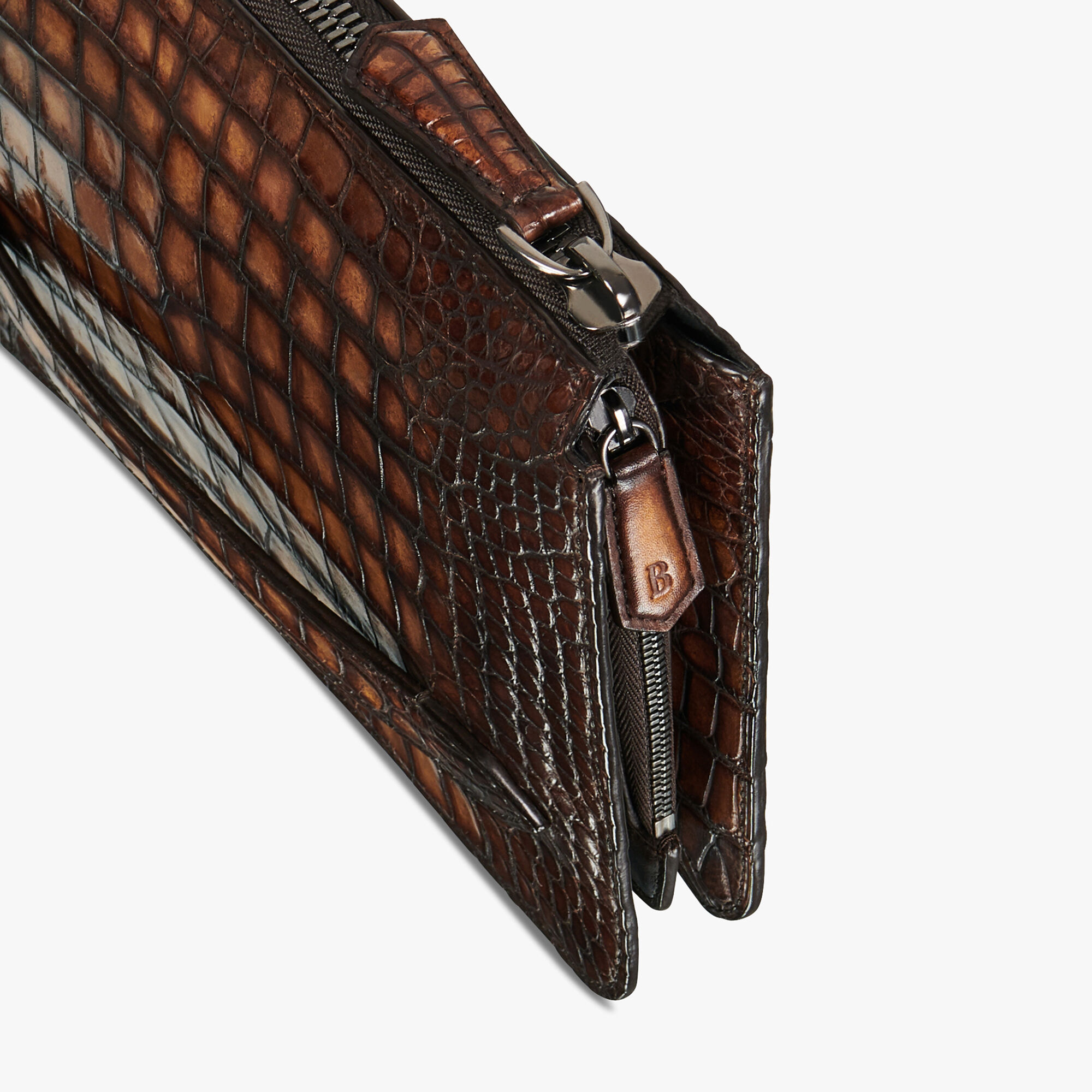 Portefeuille Tersio Tout-En-Un En Cuir D'Alligator