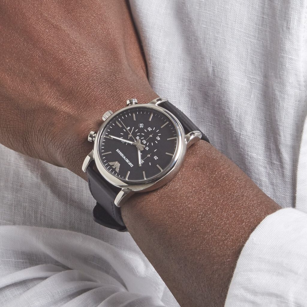 Montre Emporio Armani Noir