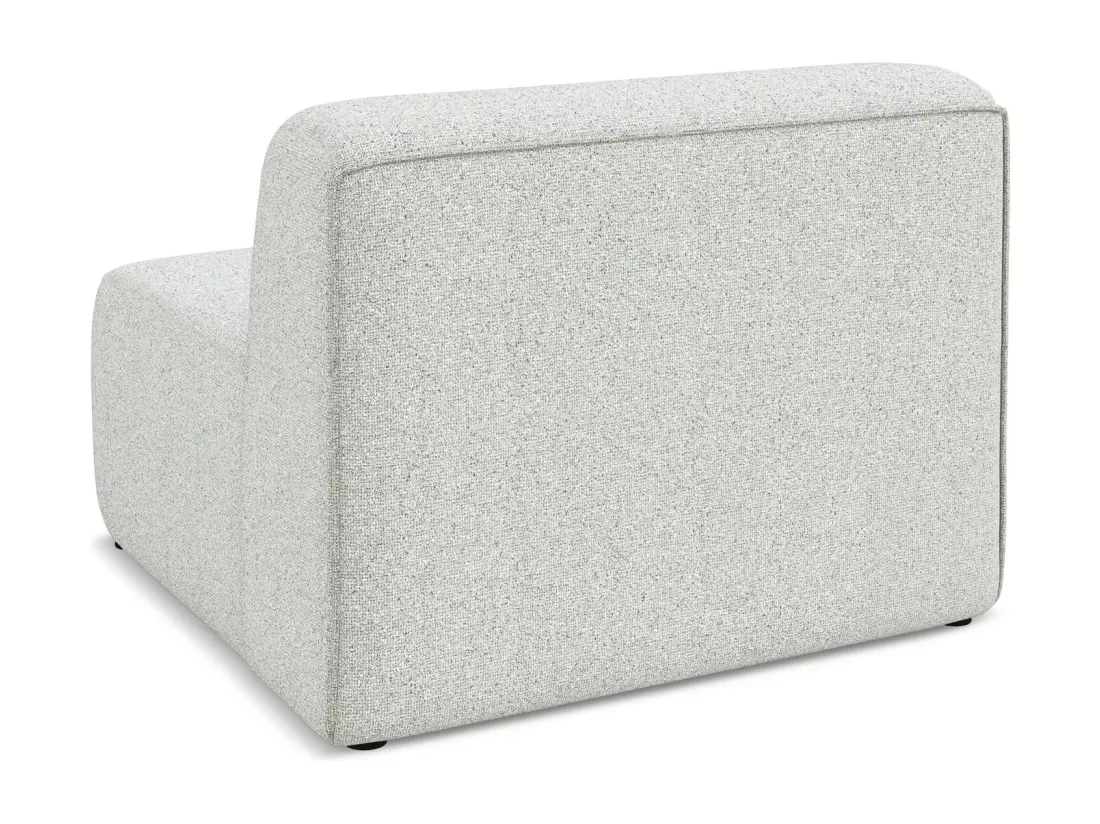 Fauteuil pour canapé modulable en tissu texturé - beige - EKAHI