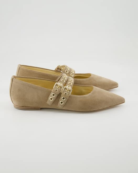 Kennel & Schmenger Greta Ballerinas in Beige