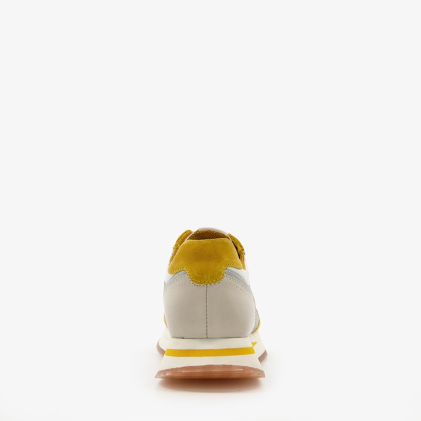 Harper leren dames sneakers geel