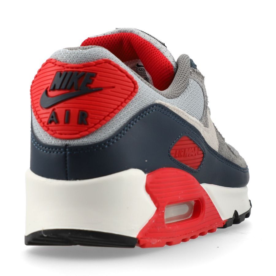 Nike Chaussures Air Max 90 - Gris/Bleu/Rouge