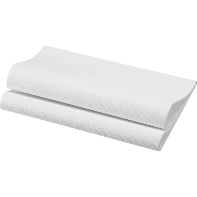 DUNI - Serviettes de table Bio Dunisoft - 40x40cm - Blanc X360