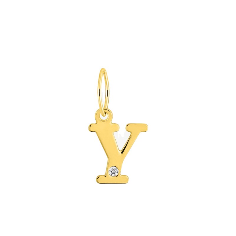 Pendentif Femme - Or 18 Carats - Diamant 0.01 Carats