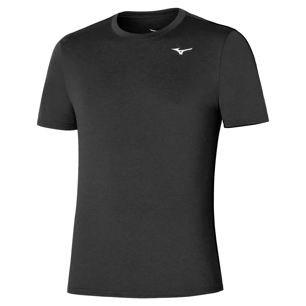 Mizuno Impulse Core Hardloopshirt Korte Mouwen Zwart Heren